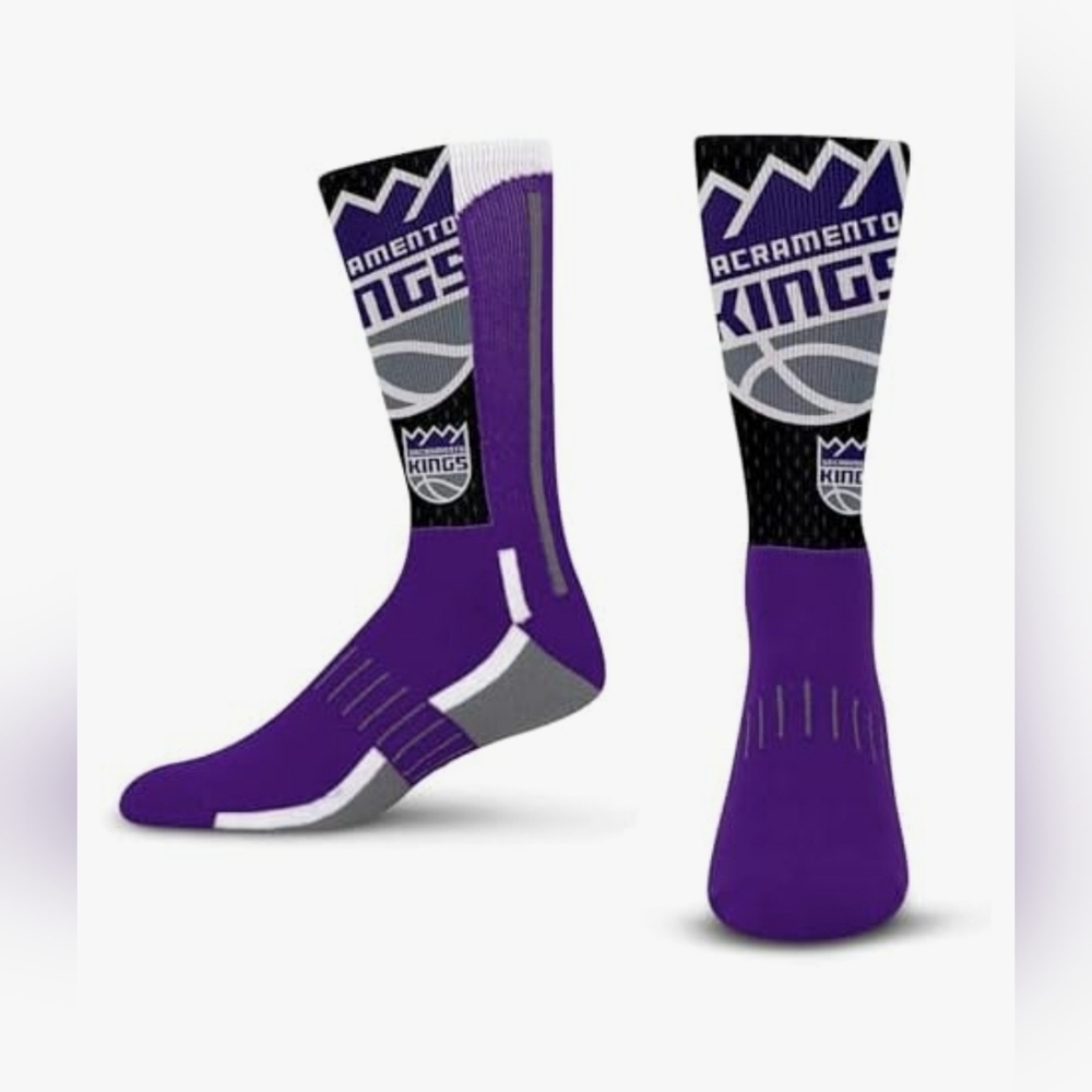 Sacramento Kings Youth Crew Socks | Official NBA | Brand New Sealed